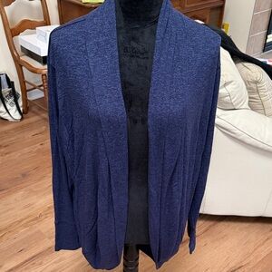 Athleta shawl collar open cardigan, size L